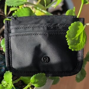 Lululemon Athletica Black Card Wallet